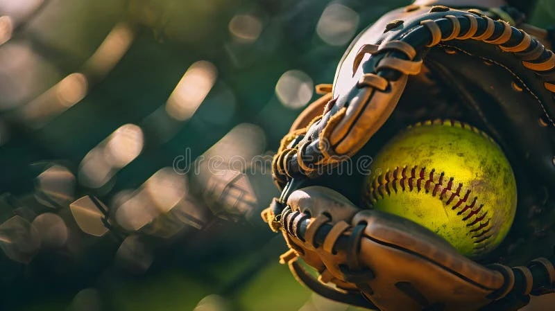 棒球手套特写细节